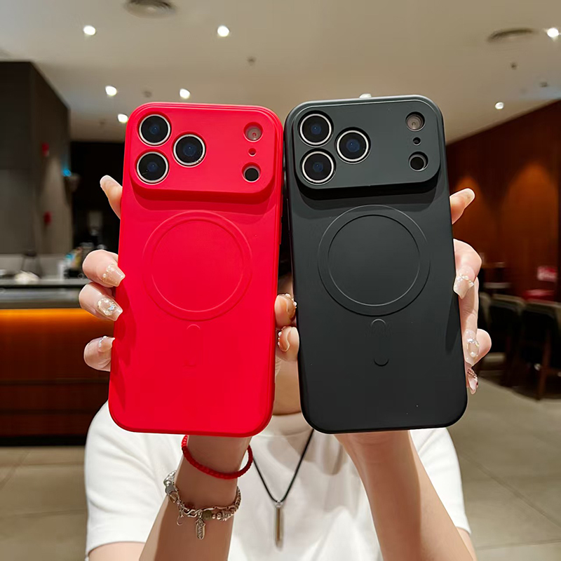 Phone Cases Quality - Hochwertige Einfarbige Mattierte Kabellose Ladehülle für