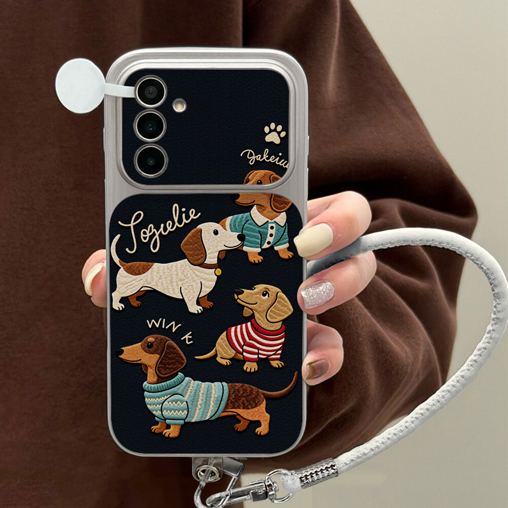 Phone Cases Quality - Cartoon Dackel Handyhülle für Samsung A56