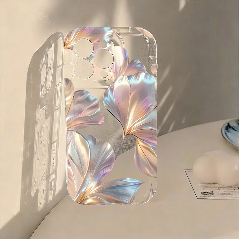 Xiaomi Redmi Note 13 - Bunte Metallic-Ginkgo-Print Handyhülle für Xiaomi Redmi