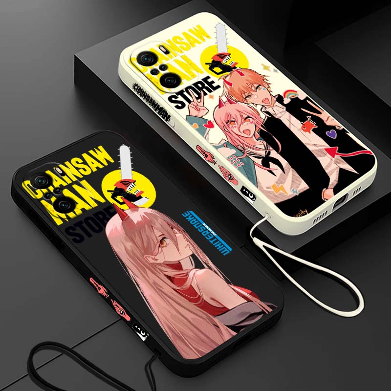 Phone Cases Men - Anime Chainsaw Man Power Denji Hülle
