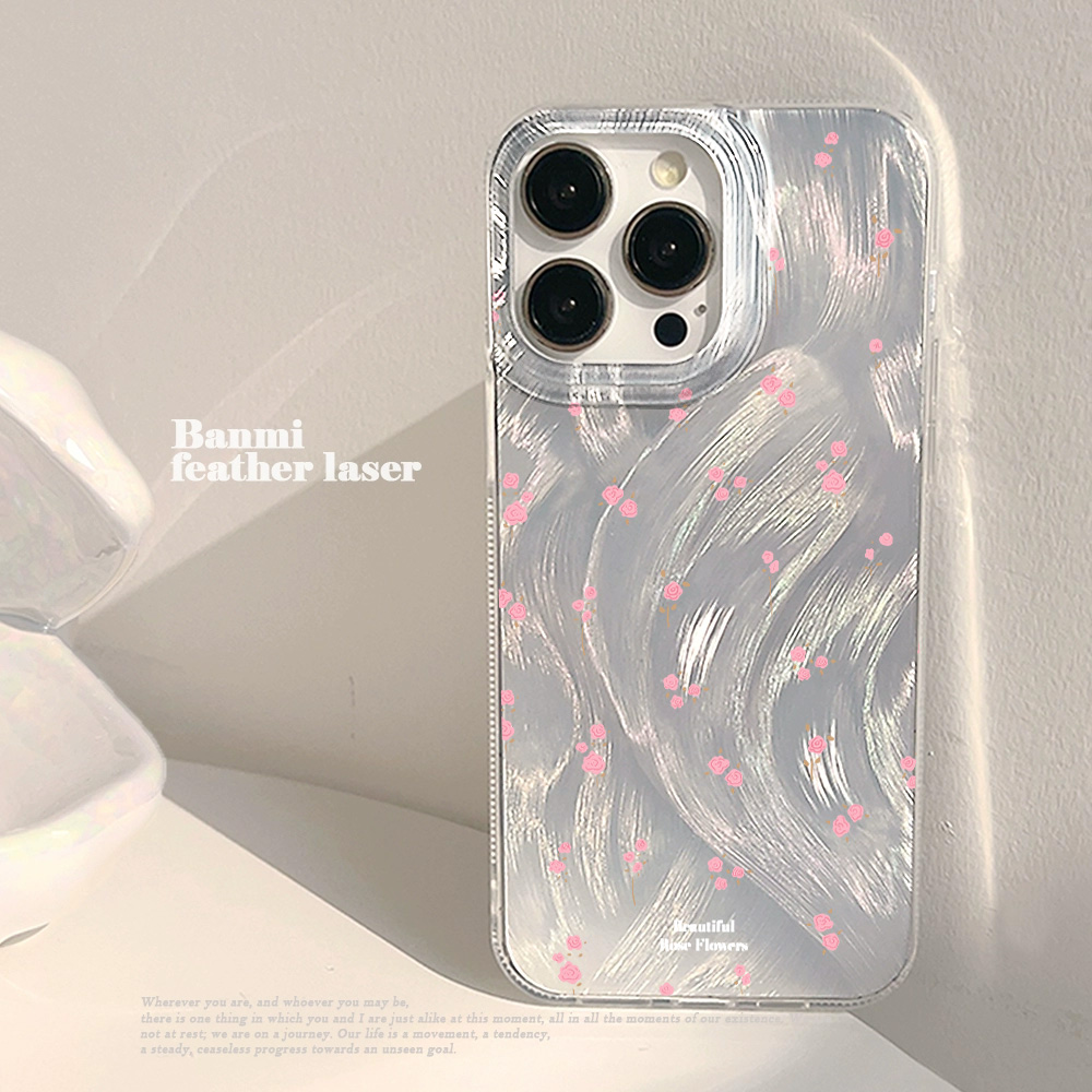 Phone Cases Pink - Einfache Rosa Blumen Handyhülle für Samsung