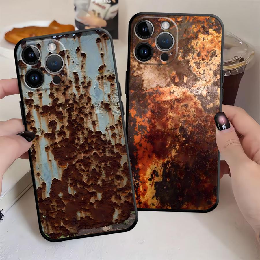 Phone Cases Like Loopy - Retro-Rost-Design-Hülle für iPhone 13 Mini 12