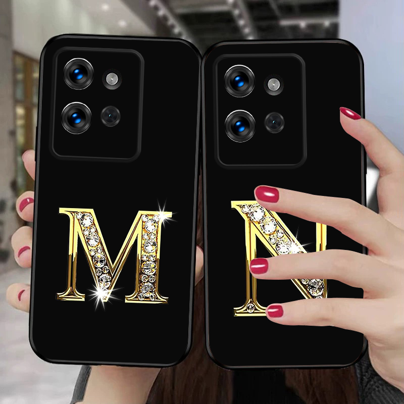 Phone Cases Motorola - Diamantbuchstaben für Motorola Moto G 04