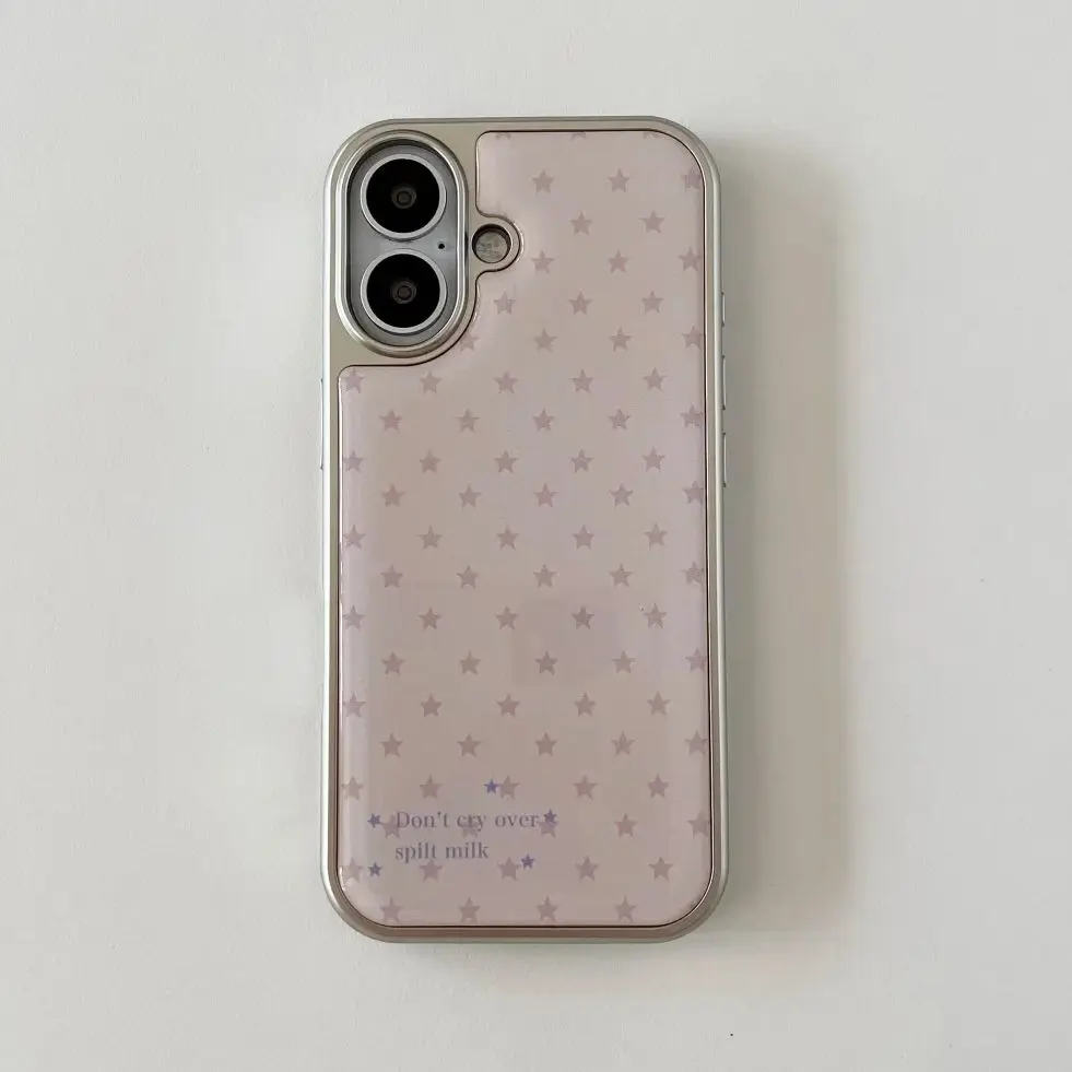 Phone Cases Pink - Koreanische Ins Girl Heart Pink Star