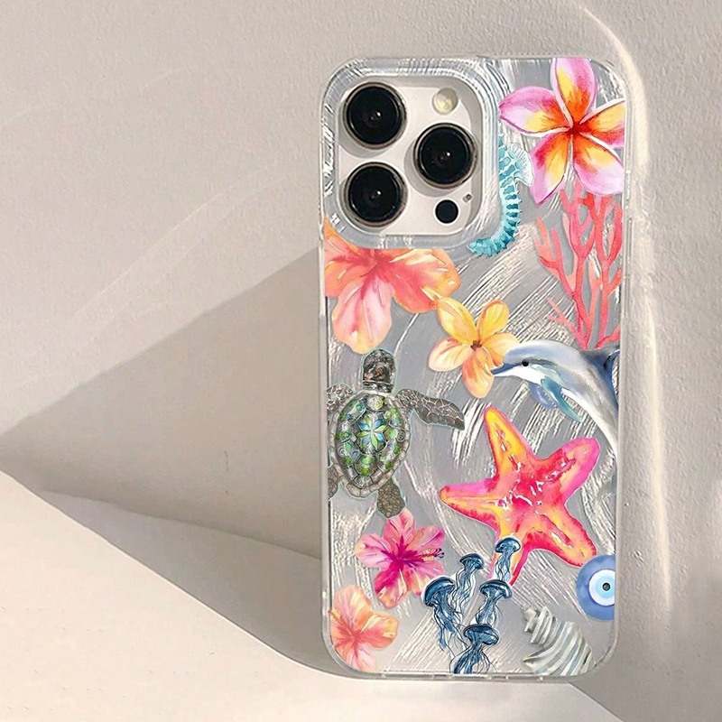 Xiaomi Redmi Note 13 - Sommer Unterwasser Meereslebewesen Transparente Handyhülle für