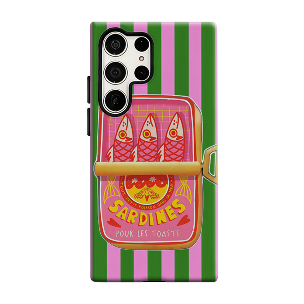 Phone Cases You Can Customize - Pink Sardines Handyhülle für Samsung Galaxy