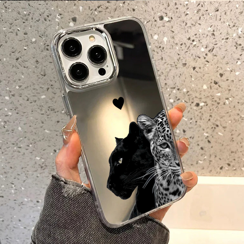 Phone Cases Leopard Print - Modische Handyhülle mit schwarzem Panther- und