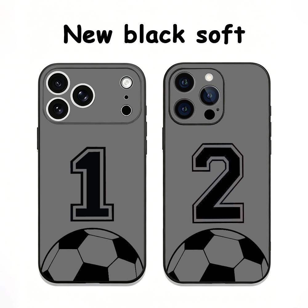 Phone Cases You Can Customize - Fußballnummern können personalisiert werden Handyhülle Weiche