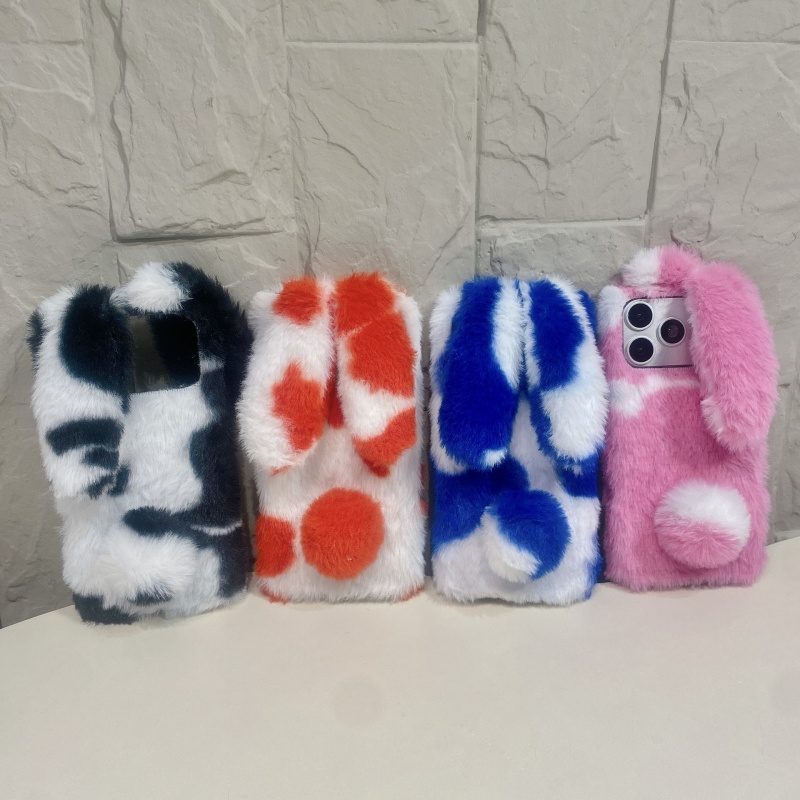 Phone Cases Iphone 16 Pro Max - Niedliche Hasen-Design Flauschige Handyhüllen für iPhone