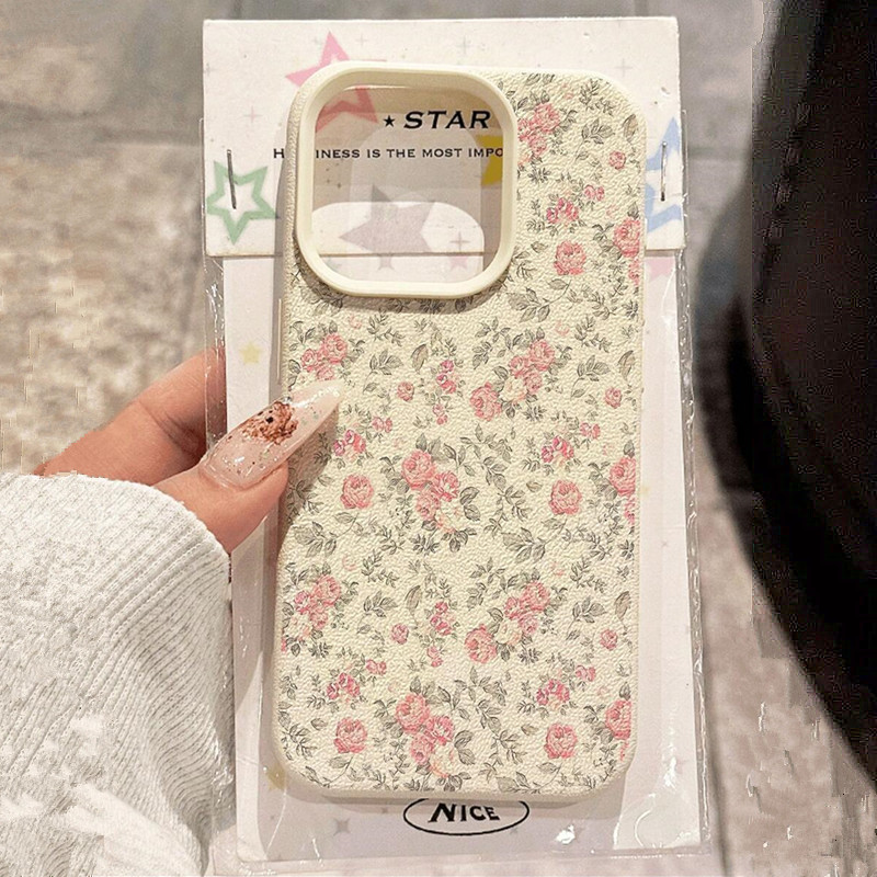Phone Cases Girls - Entzückende Mädchen-Blumen-weiße klassische weiche Handyhülle für