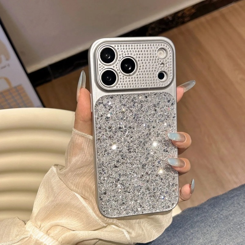 Glitzer-Diamant-Kameraobjektiv – Phone Cases Aesthetic Bewertung und Preis