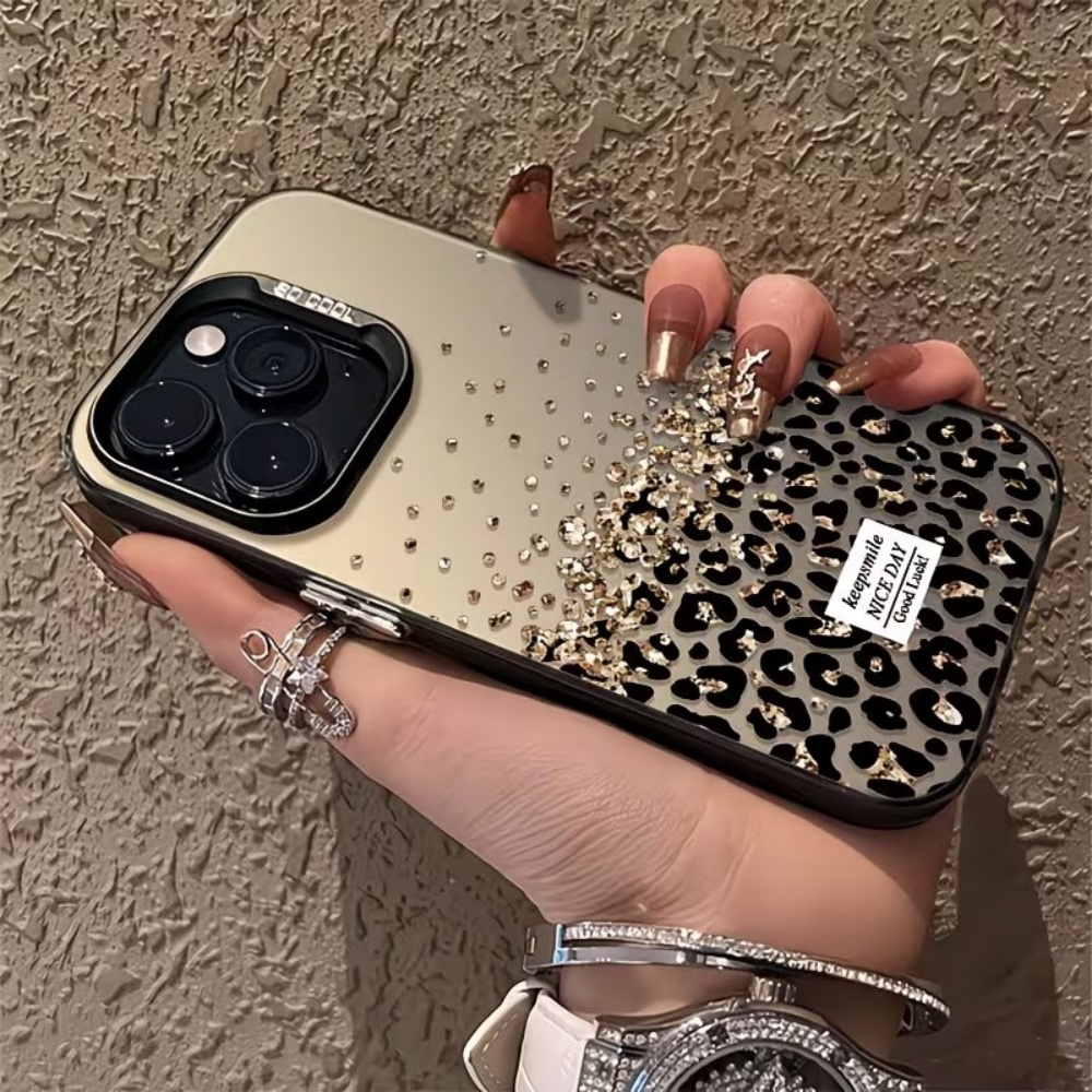 Leopardenmuster Gold Matt Fini – Phone Cases Leopard Print Bewertung und Preis