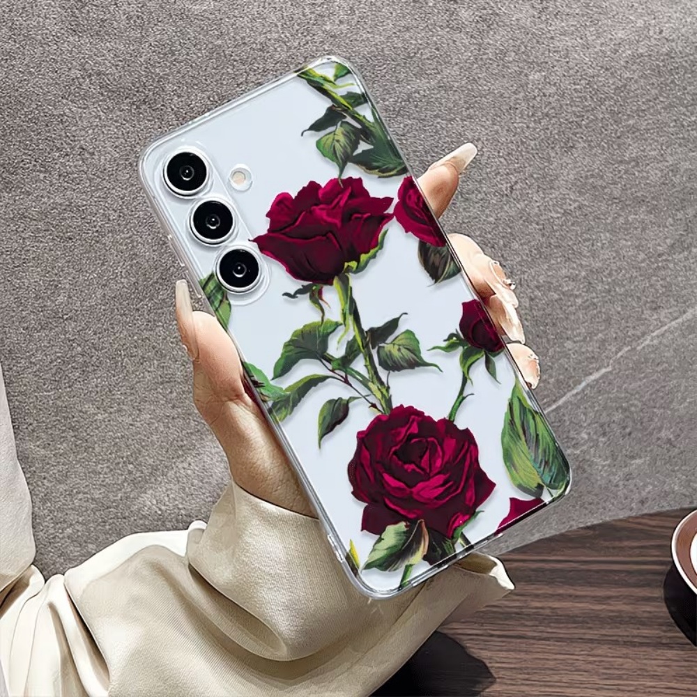 Ästhetische Rote Rosen Blumen  – Phone Cases Aesthetic Bewertung und Preis