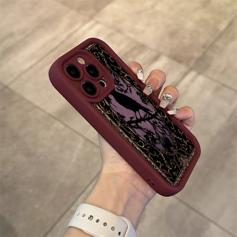 Ästhetische schwarze Krähenmus – Phone Cases Aesthetic Bewertung und Preis