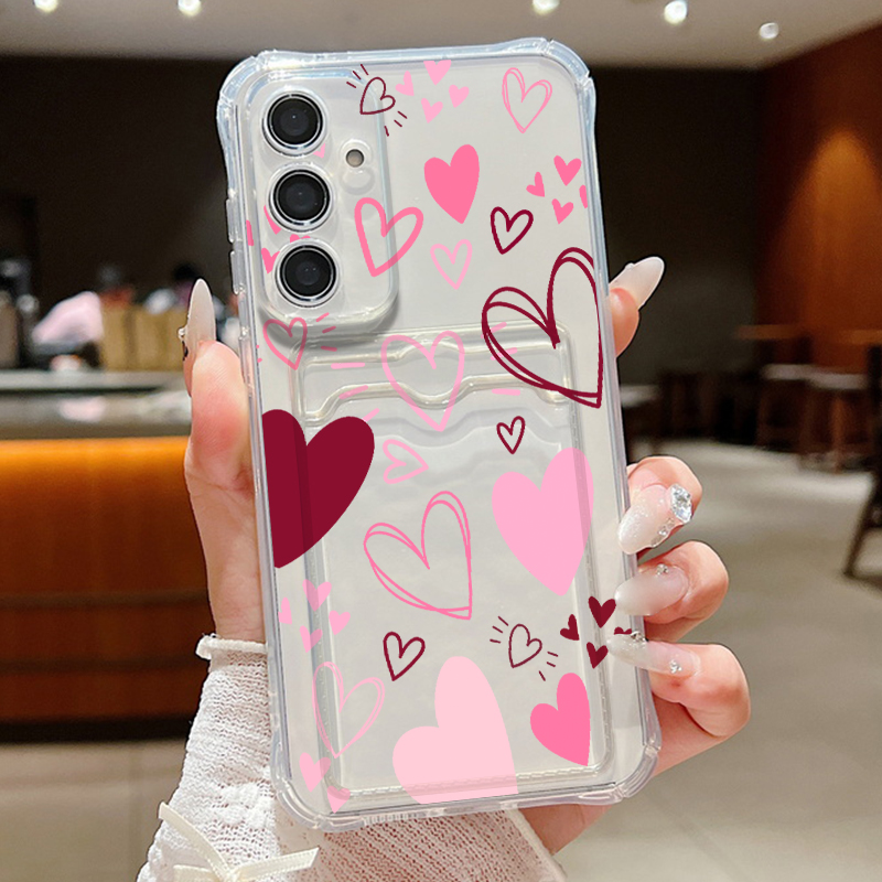 Liebesherz-Blättermuster Trans – Phone Cases Galaxy A17 Bewertung und Preis