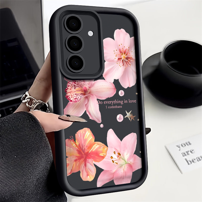 Rosa Blumen Handyhülle für Sam – Phone Cases Pink Bewertung und Preis