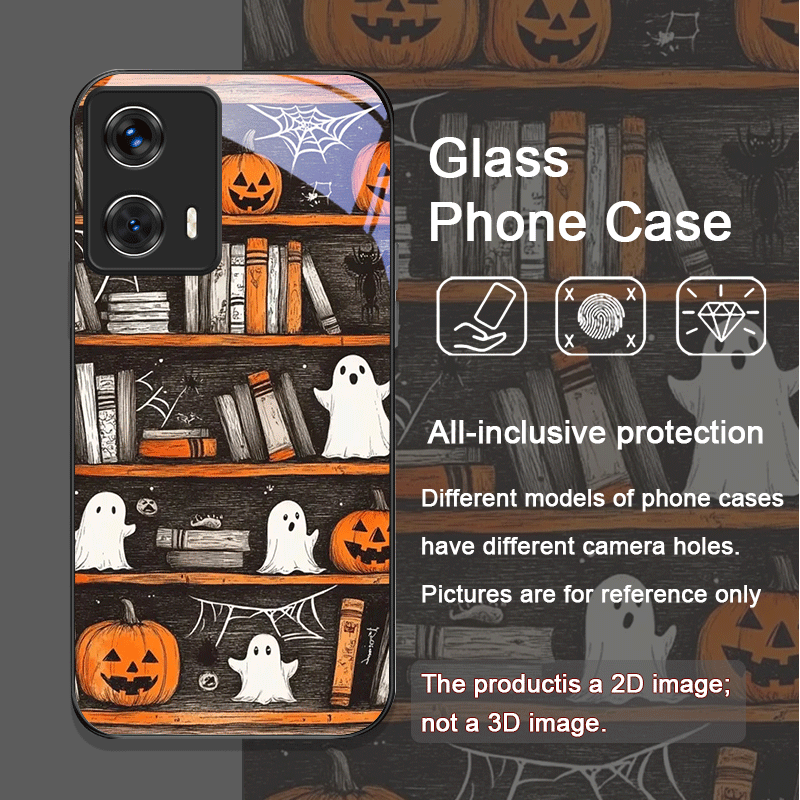 Halloween Kürbis Geist Bücherr – Phone Cases Motorola Bewertung und Preis