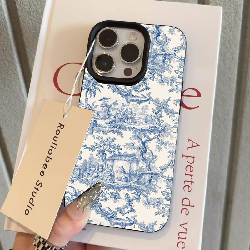 Mode Blau Weiß Porzellan Telef – Phone Cases Like Loopy Bewertung und Preis