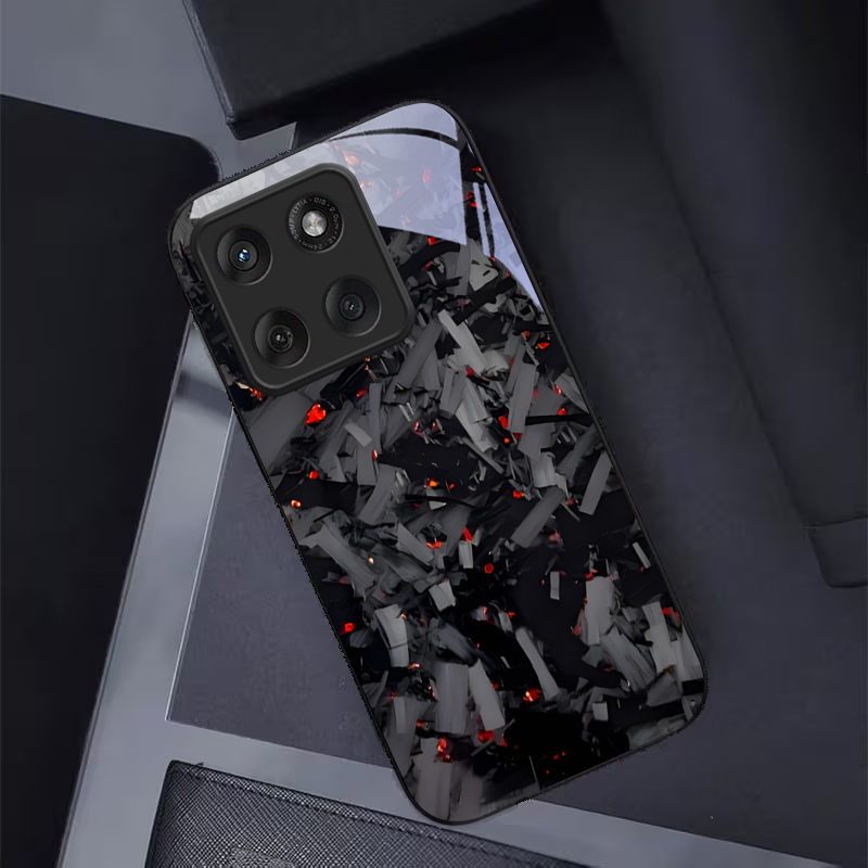 Dark Fragmented Embers Schwarz – Phone Cases Motorola Bewertung und Preis