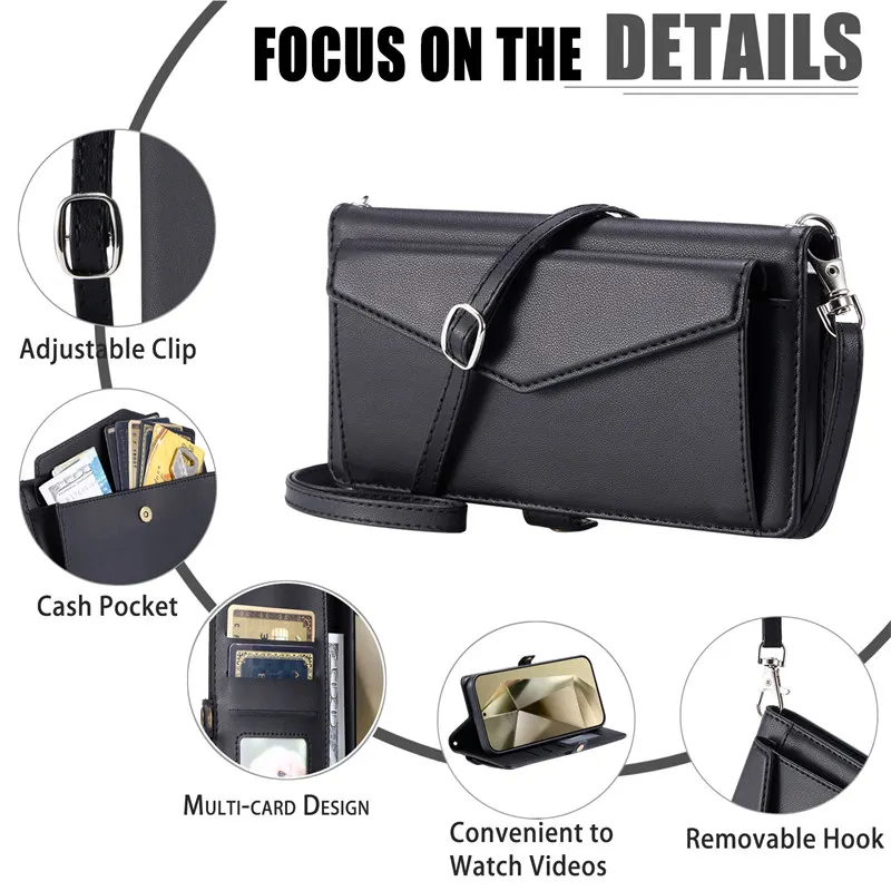 Crossbody Flip Ledertasche für – Phone Cases Australia Bewertung und Preis
