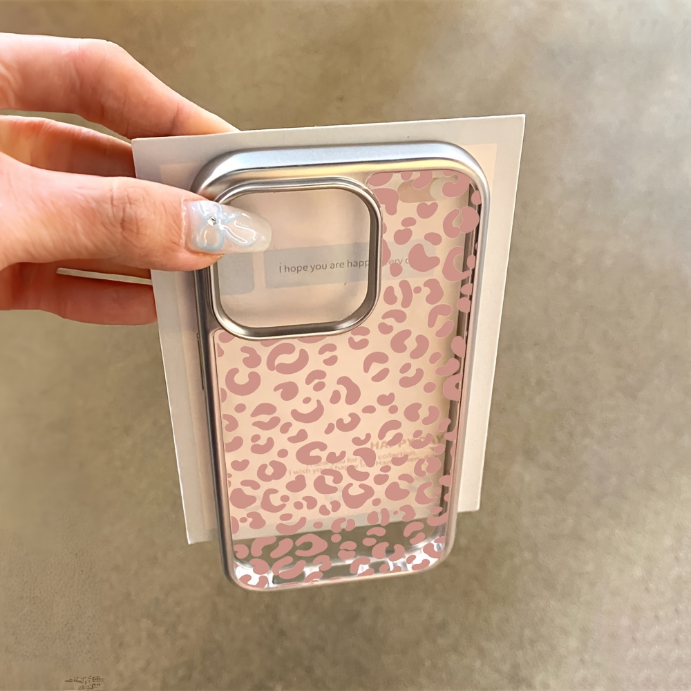 Rosa Leopardenmuster Galvanisi – Phone Cases Pink Bewertung und Preis
