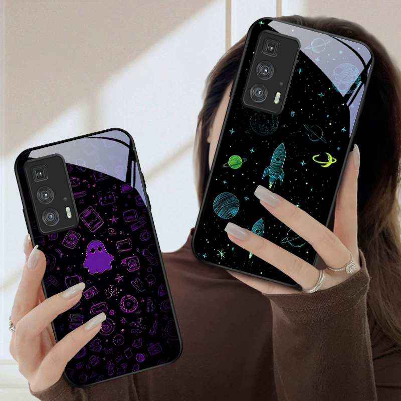 Violettes Sternenfluss-Muster  – Phone Cases Motorola Bewertung und Preis