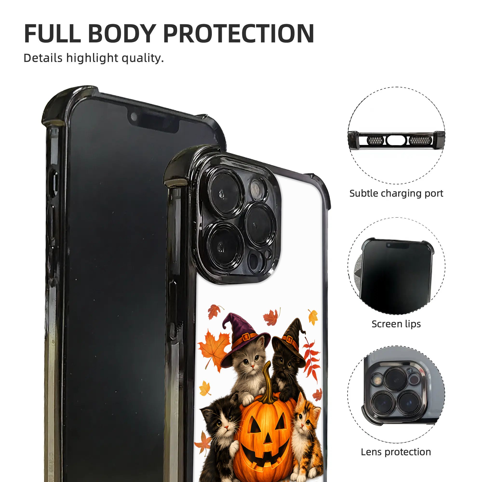 Halloween Niedliche Katzen Kür – Phone Cases Men Bewertung und Preis