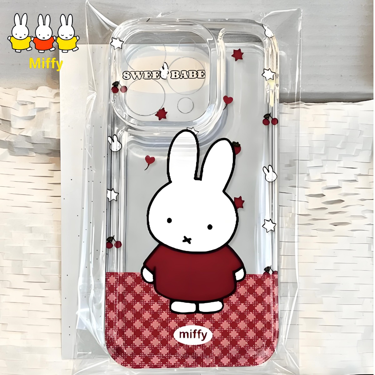 Niedliche Miffy-Kaninchen Hand – Phone Cases Rubber Bewertung und Preis