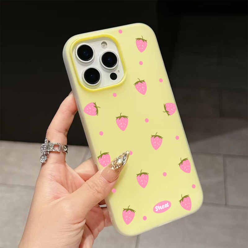 Süße rosa Erdbeer-Muster Handy – Phone Cases Pink Bewertung und Preis