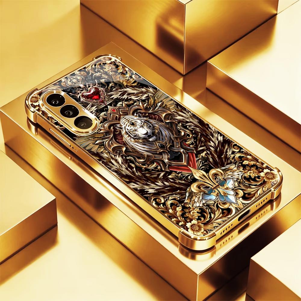 Floral Golden Tiger Fashion Ha – Phone Cases Quad Lock Bewertung und Preis