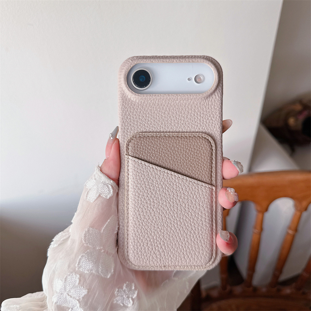 Luxuriöse Farbkollisions-Leder – Phone Cases With Wallet On Back Bewertung und Preis