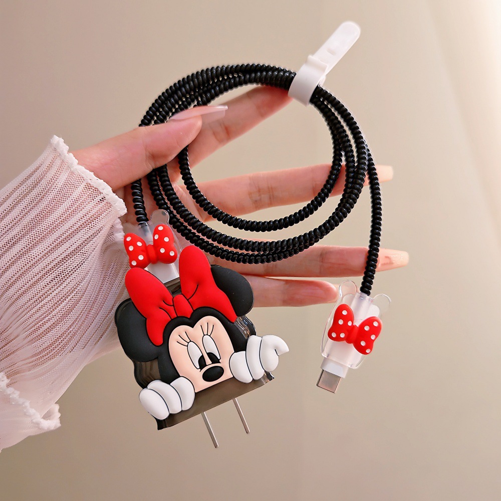 Niedlicher Mickey Minnie Kabel – Phone Cases Rubber Bewertung und Preis