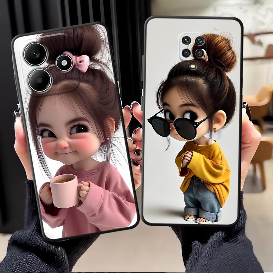 Cartoon-Mädchen-Muster Handyhü – Xiaomi Redmi Note 13 Bewertung und Preis