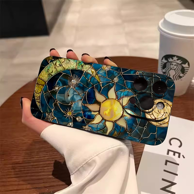 Ästhetische Sonne-Mond-Druck H – Phone Cases Aesthetic Bewertung und Preis