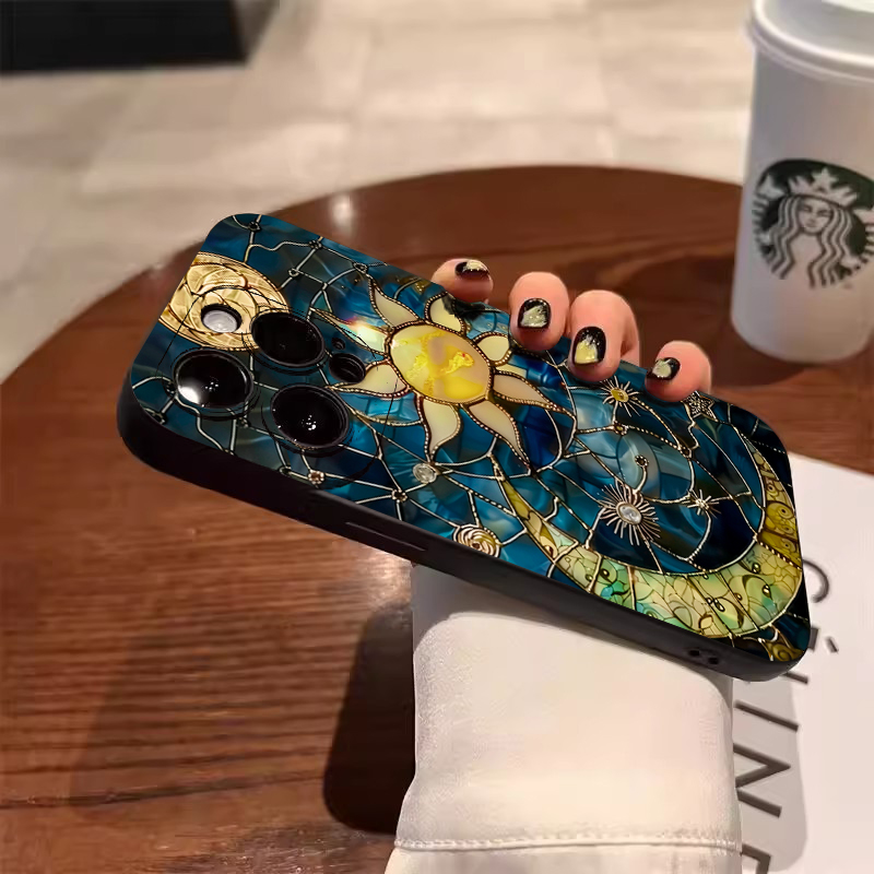 Ästhetische Sonne-Mond-Druck H – Phone Cases Aesthetic Bewertung und Preis