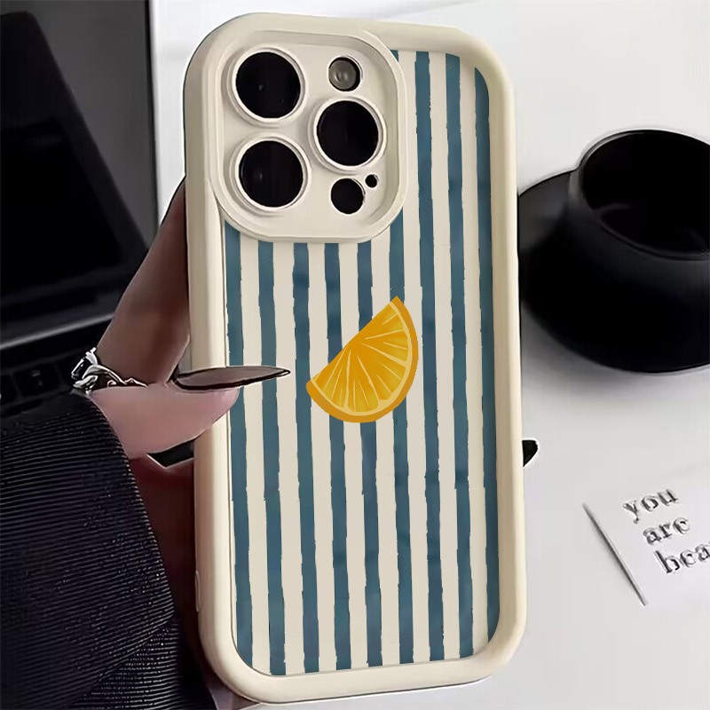 Gestreifte Zitronenscheiben-Mu – Phone Cases Australia Bewertung und Preis