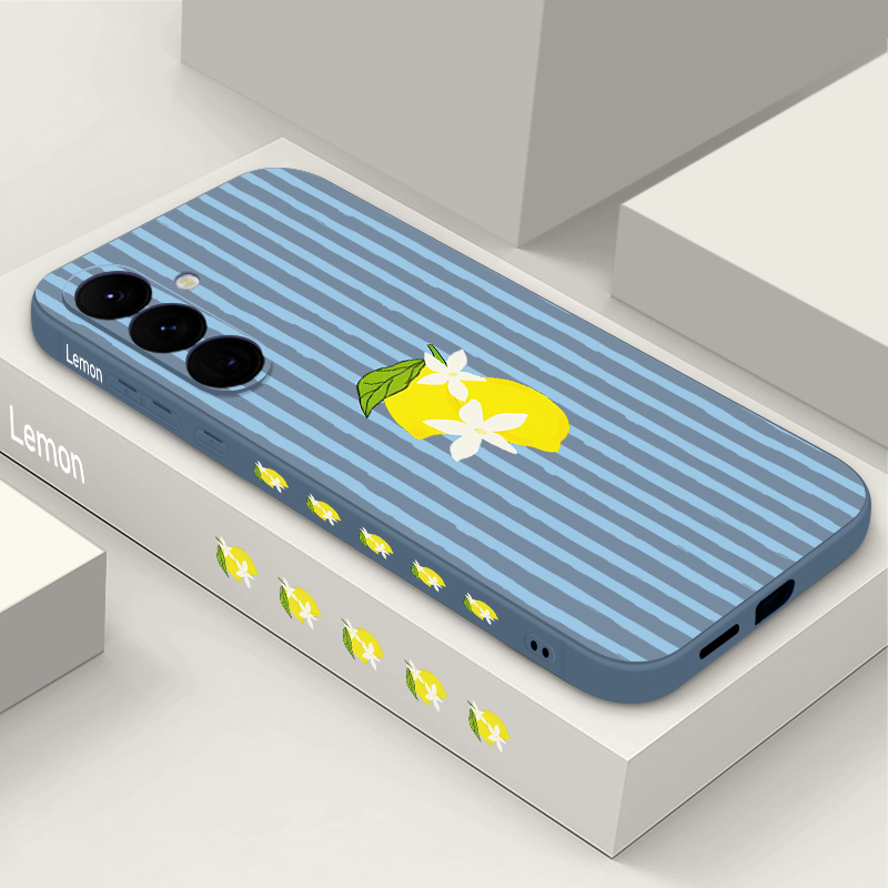 Gestreifte Zitronen-Print TPU  – Phone Cases Galaxy A17 Bewertung und Preis