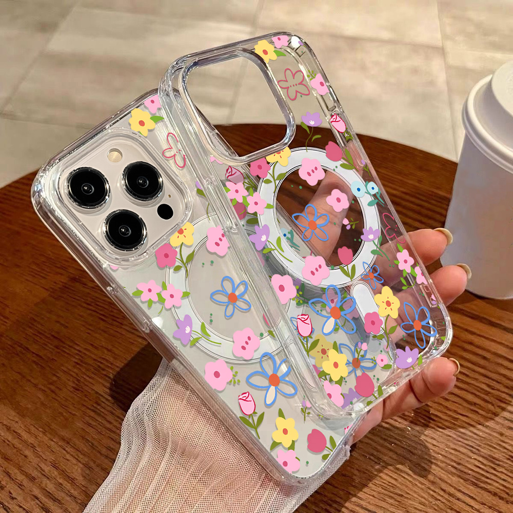Luxuriöse Transparente Blumen- – Phone Cases Quality Bewertung und Preis