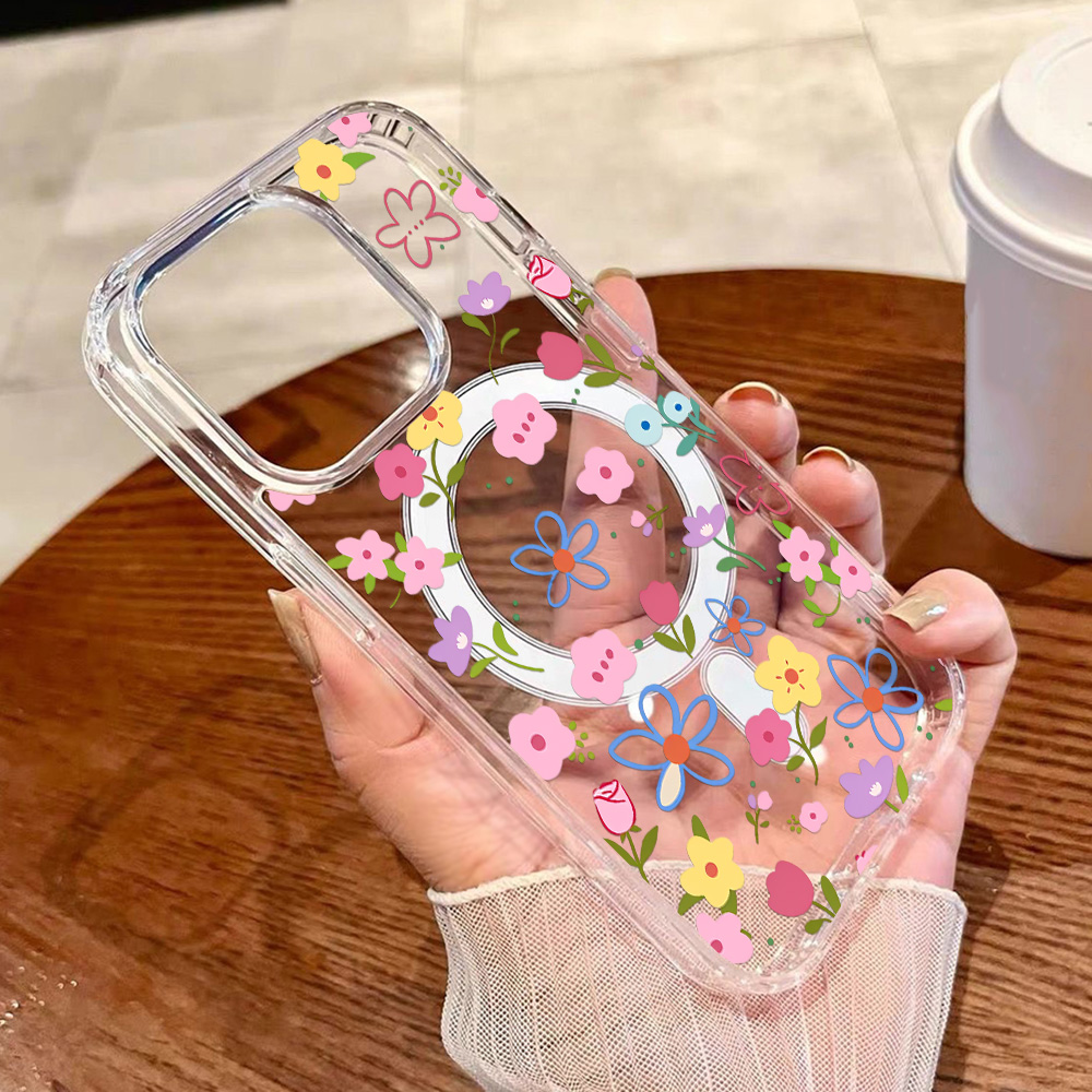 Luxuriöse Transparente Blumen- – Phone Cases Quality Bewertung und Preis