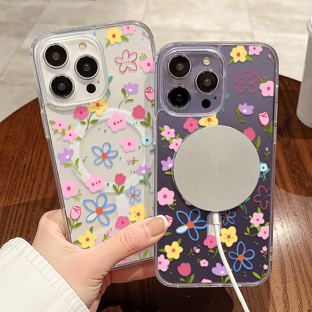 Luxuriöse Transparente Blumen- – Phone Cases Quality Bewertung und Preis