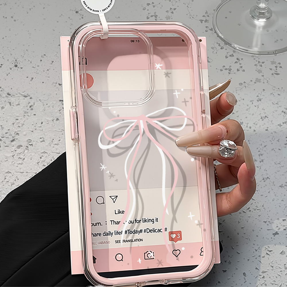 2-in-1 Rosa Blumen-Hülle für i – Phone Cases Pink Bewertung und Preis
