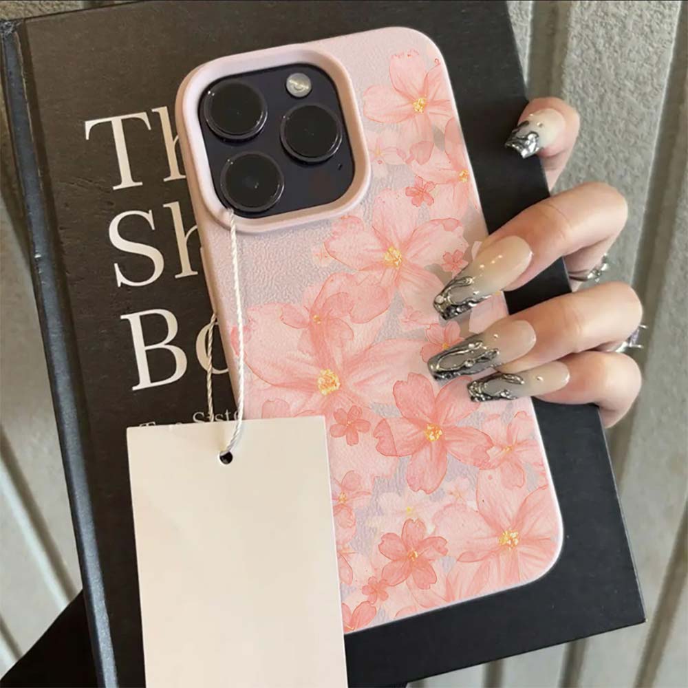 Rosa Sakura Blumenmuster Matt  – Phone Cases Pink Bewertung und Preis