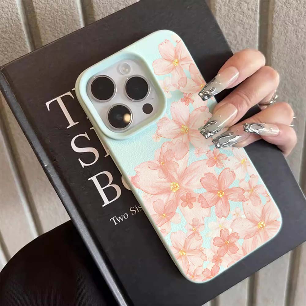Rosa Sakura Blumenmuster Matt  – Phone Cases Pink Bewertung und Preis