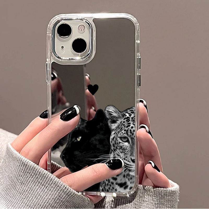 Modische Handyhülle mit schwar – Phone Cases Leopard Print Bewertung und Preis