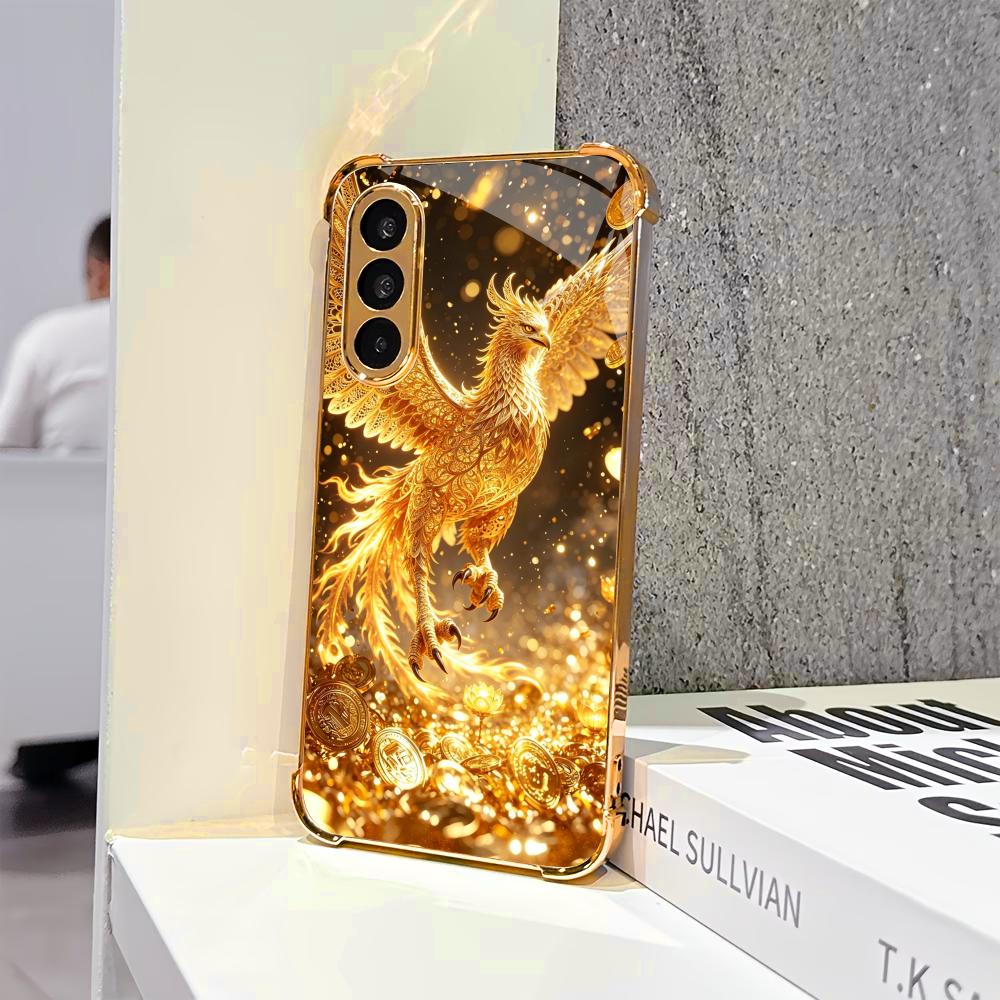 Luxuriöse Goldene Vogel-Handyh – Phone Cases Quad Lock Bewertung und Preis