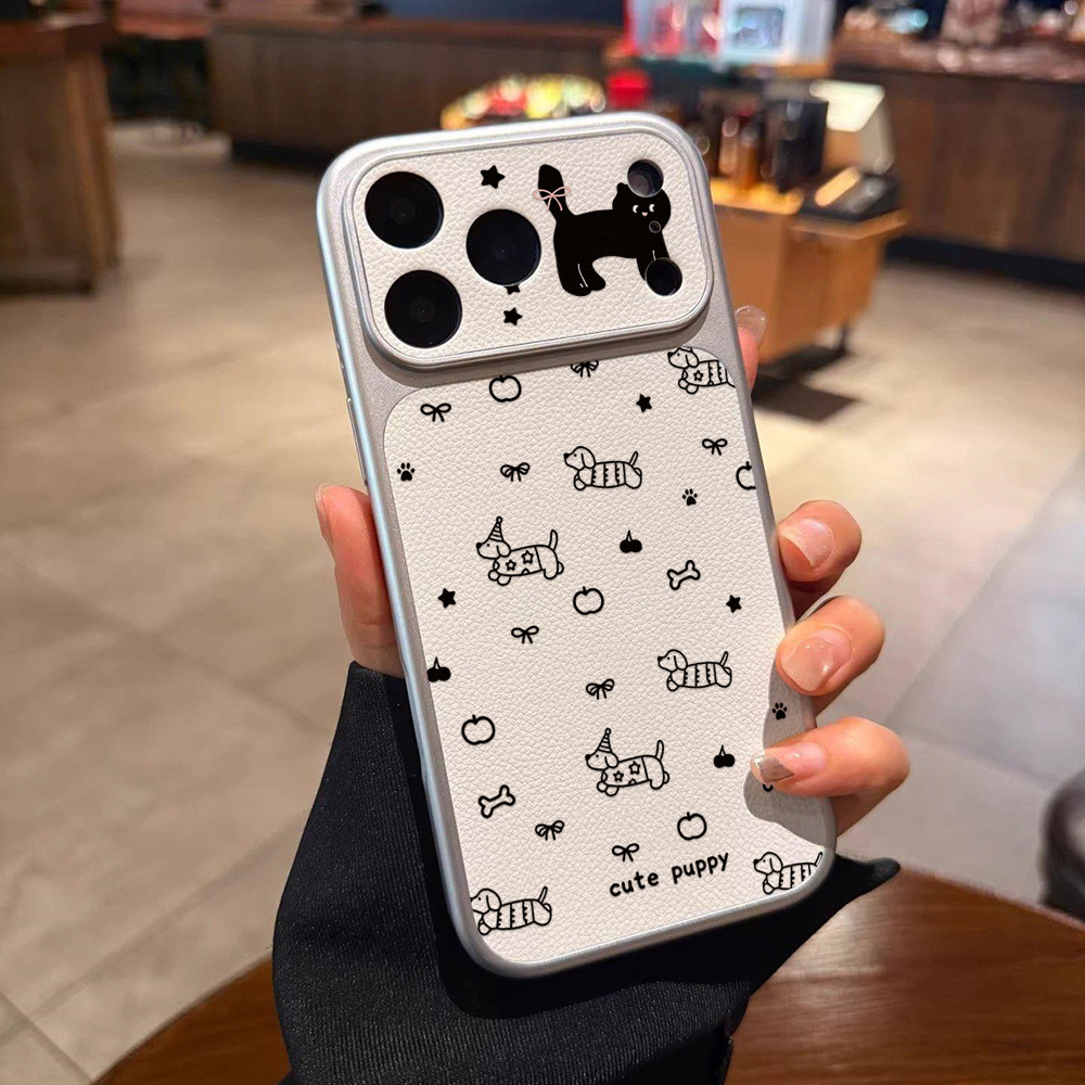 Niedliche Welpen-Leder-Handyhü – Phone Cases Quality Bewertung und Preis