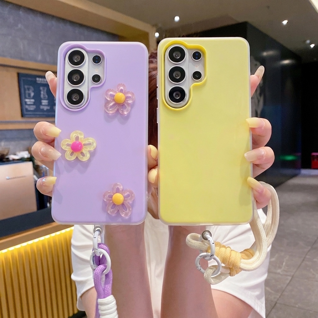 Lila 2-in-1 mit 3D DIY Buntem  – Phone Cases Diy Bewertung und Preis