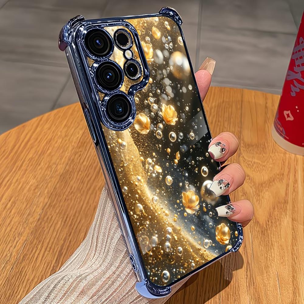 Premium Golden Flower Handyhül – Phone Cases Quad Lock Bewertung und Preis