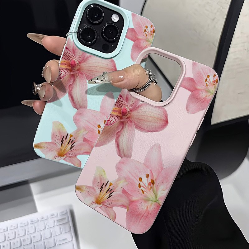 Pink Lily Lychee Textur Handyh – Phone Cases Pink Bewertung und Preis