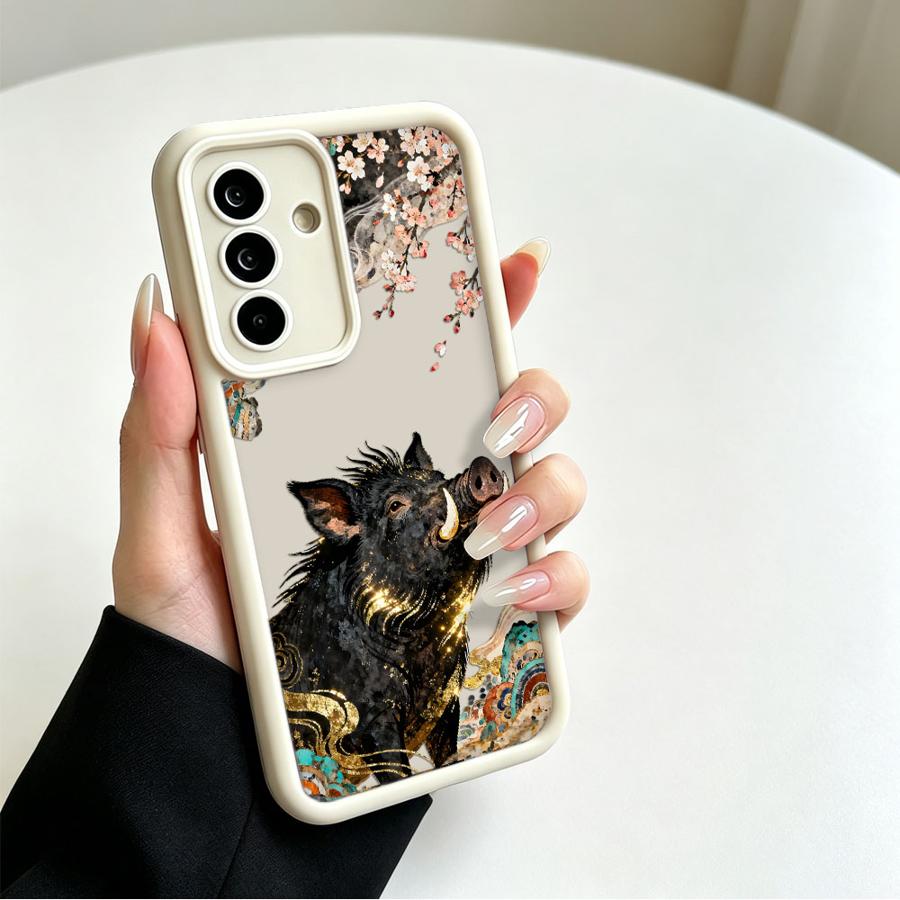Cartoon Kranich Wildschwein Ha – Phone Cases Galaxy A17 Bewertung und Preis